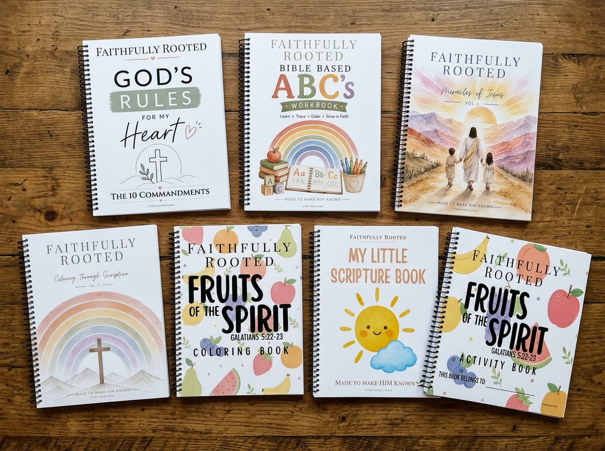 The Complete Scripture Coloring Collection - Digital Bundle 🤎