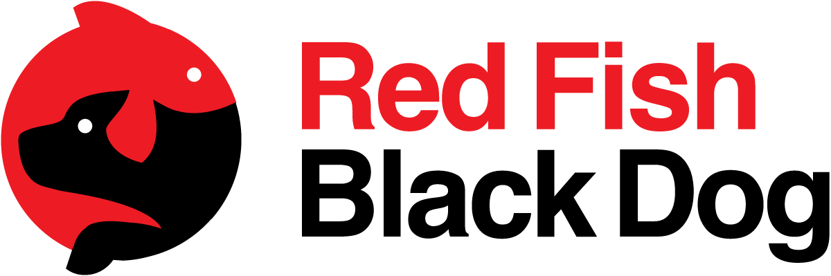 Red Fish Black Dog