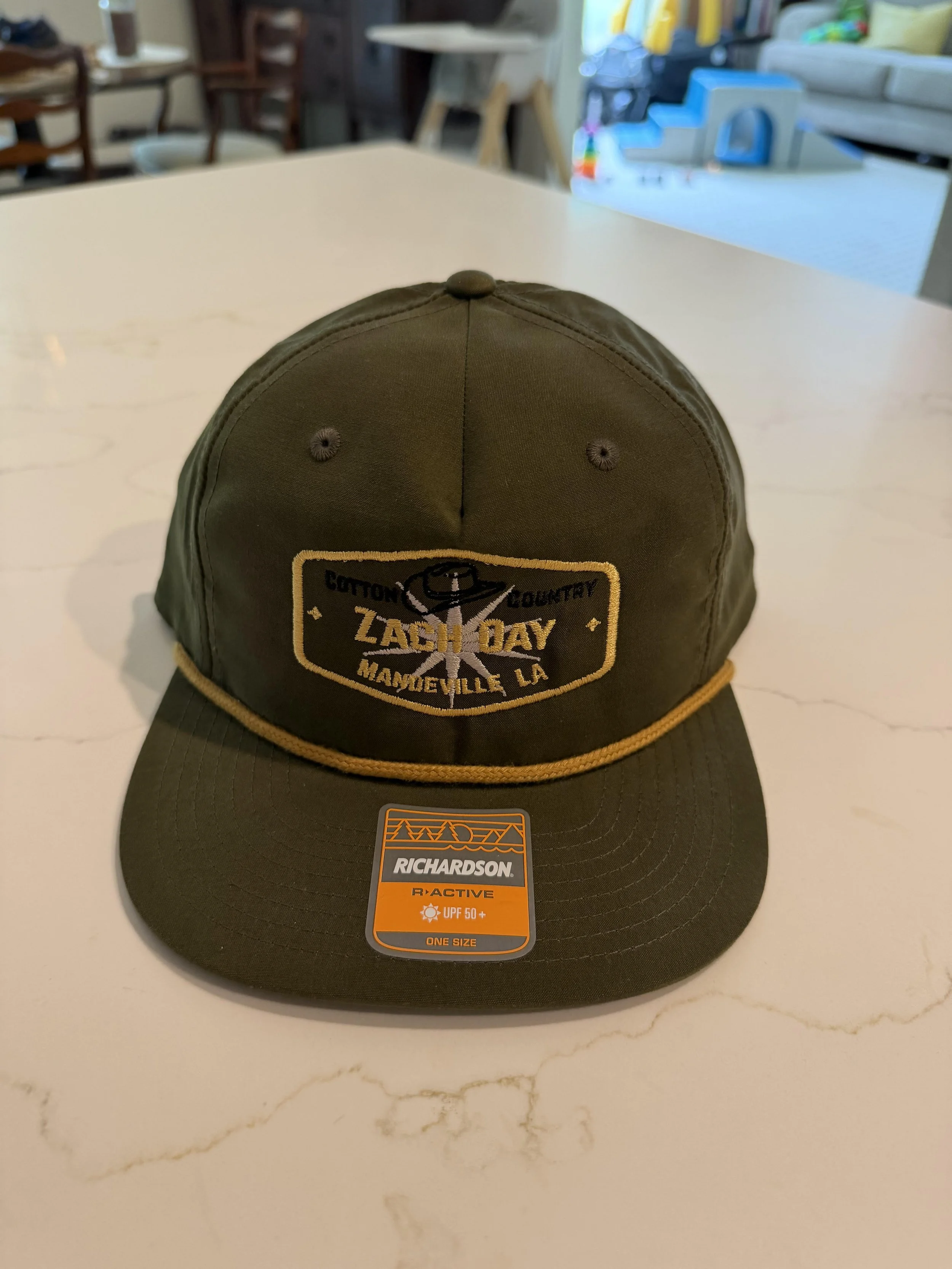 Green Zach Day Cap with rope