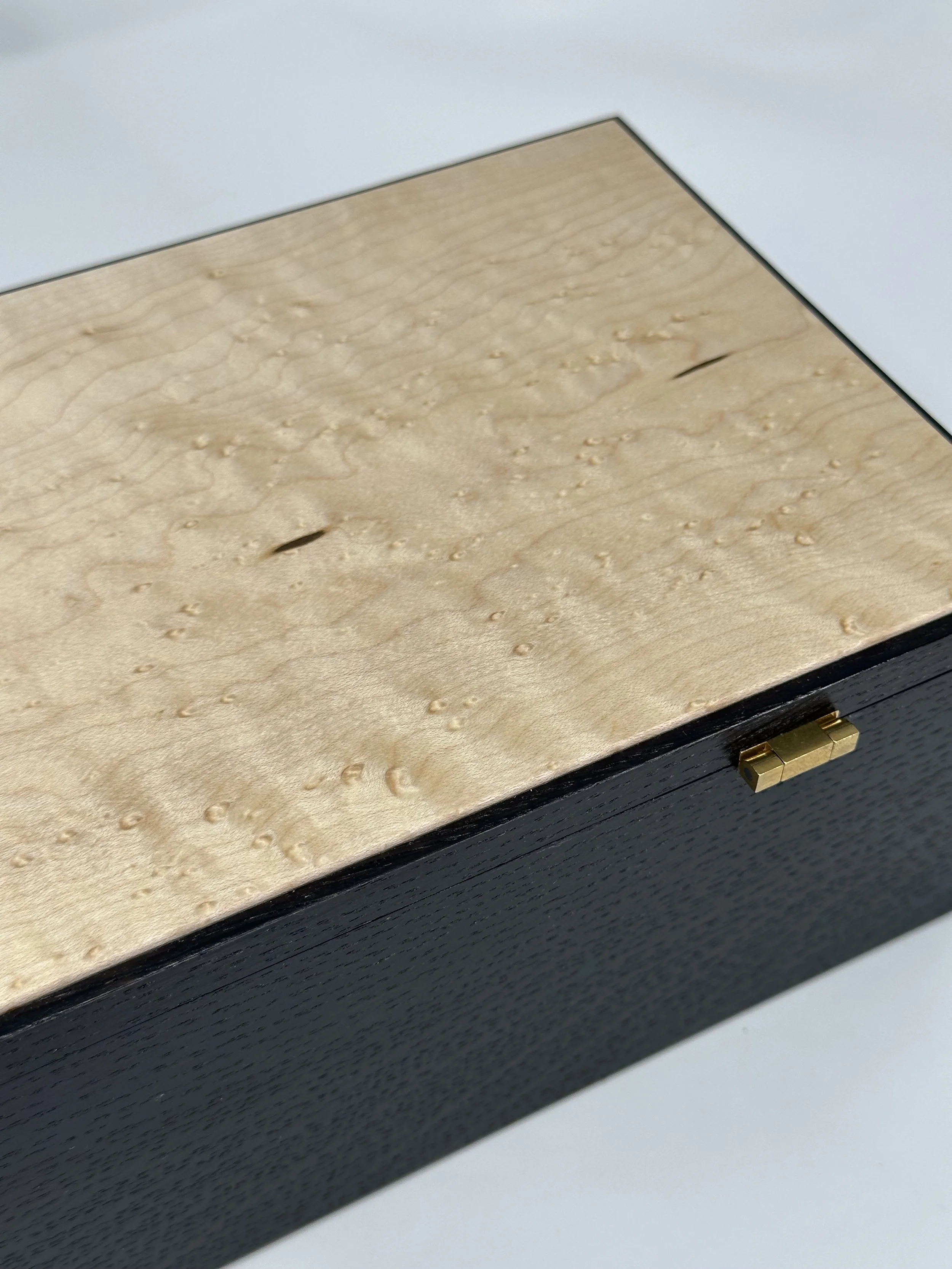 Oxidized Oak Jewelry Box