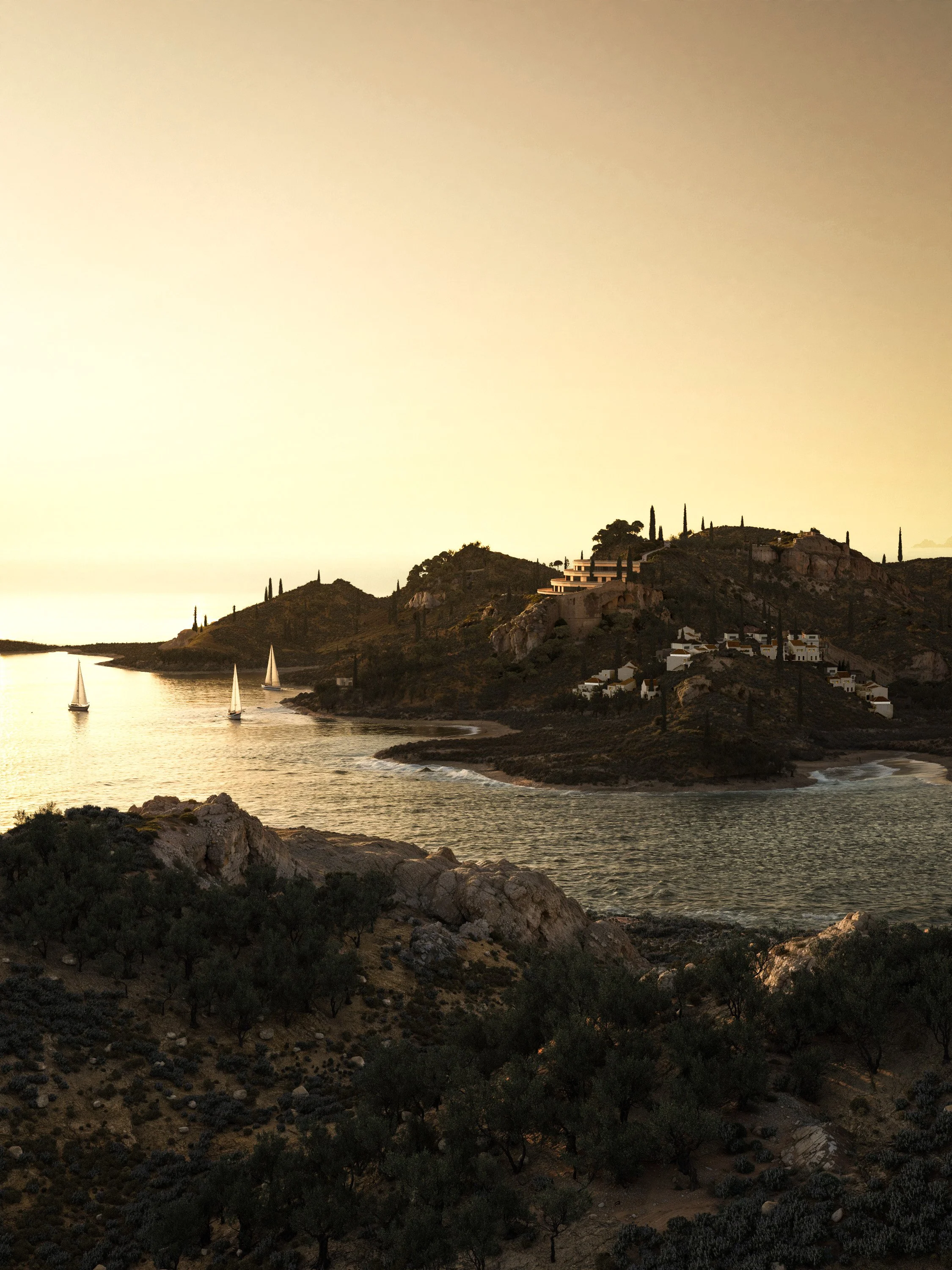coastal-hillside-resort-aerial-sunset-architectural-visualization-ncbi-visual.jpg