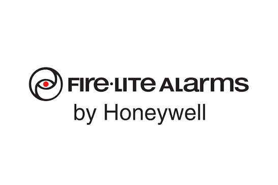 Fire-Lite Alarms by Honeywell logo featuring a stylized alarm icon and text
