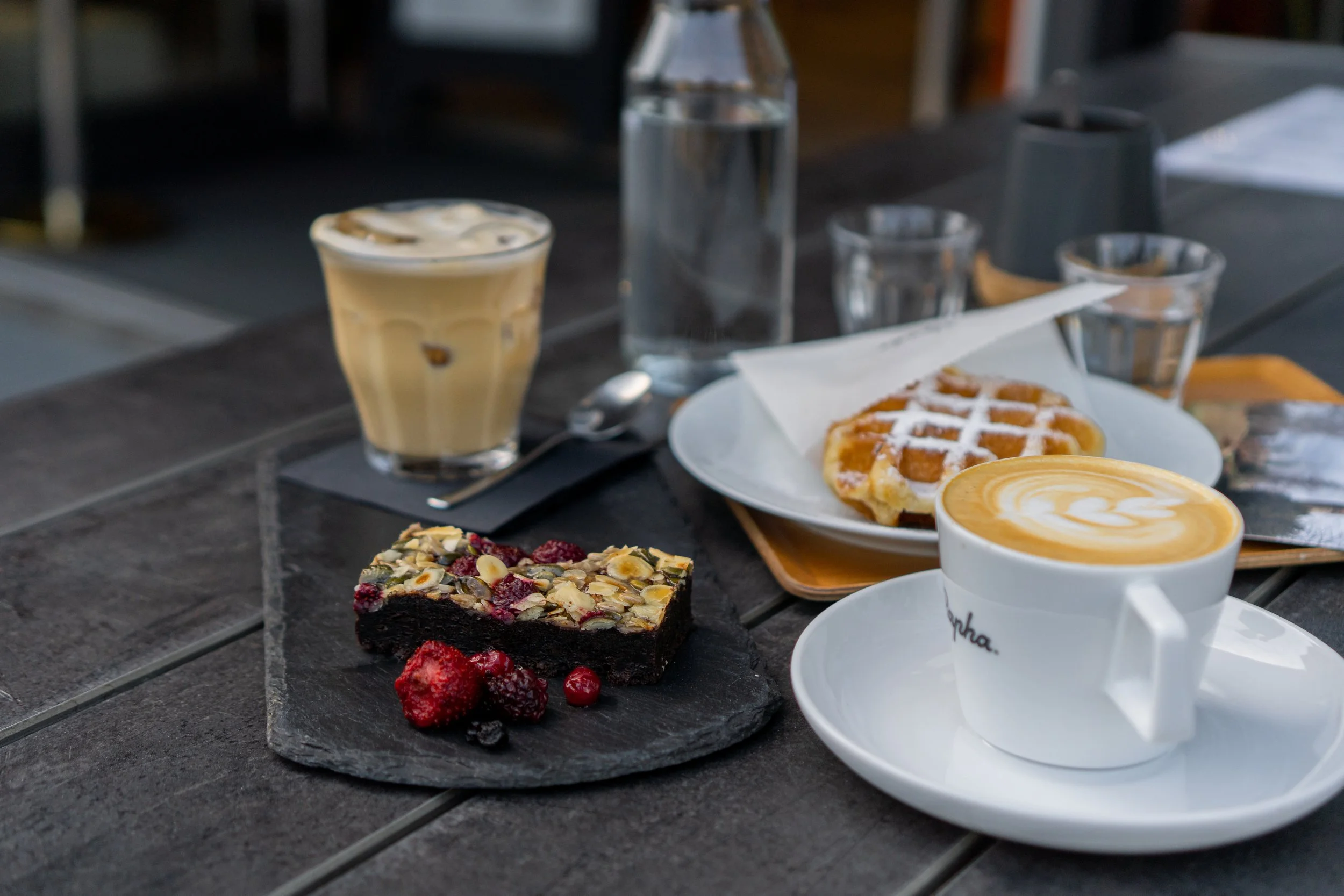 CAFE, PASTRY, COFFEE ITEMS AT RAPHA BERLIN