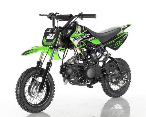 DB21 70CC DIRT BIKE WITH TRAINING WHEELS