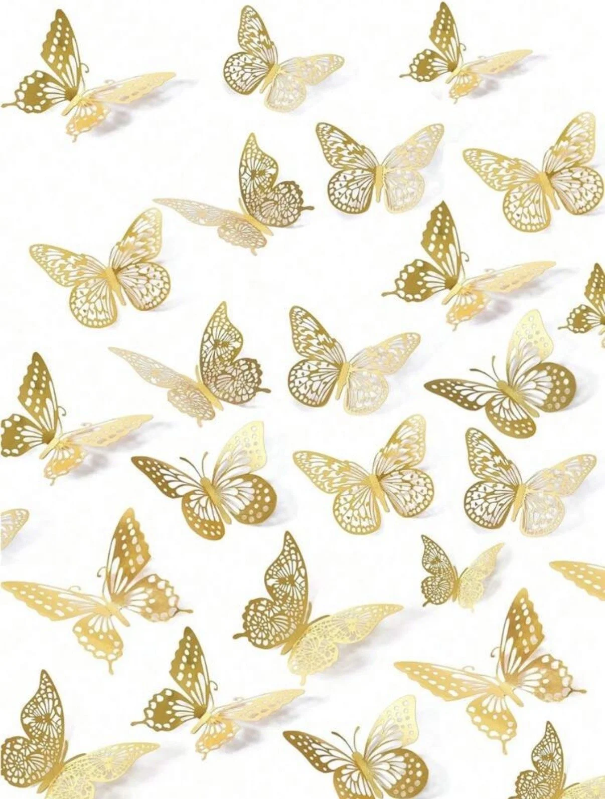 Gold Butterflies