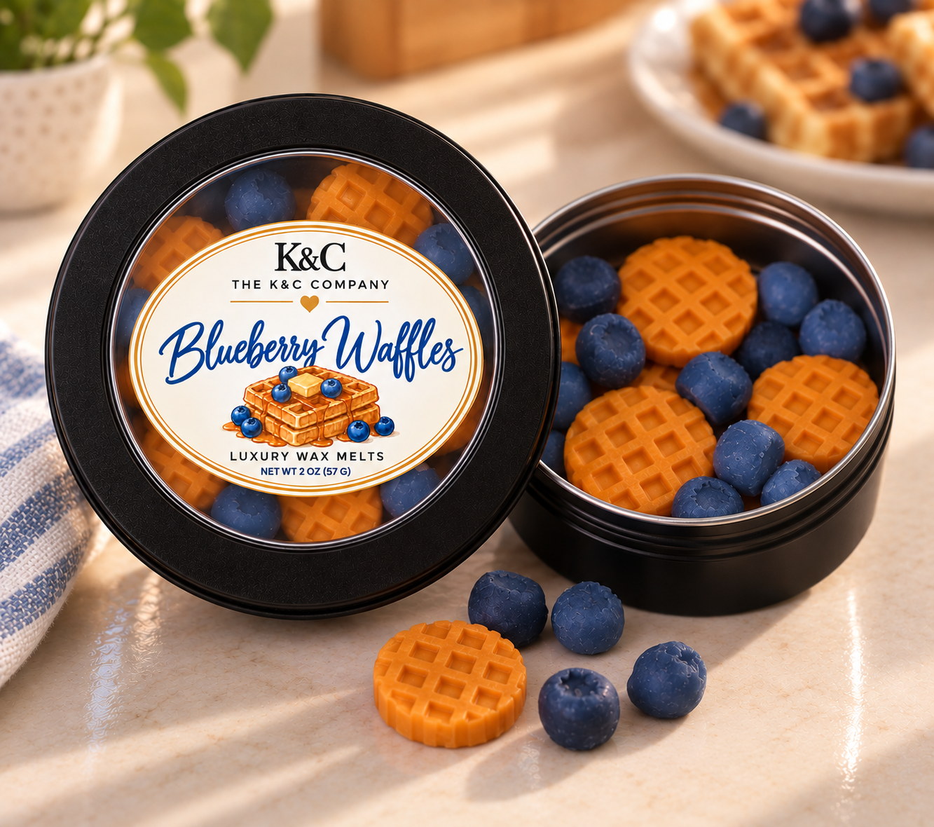 Blueberry Waffles