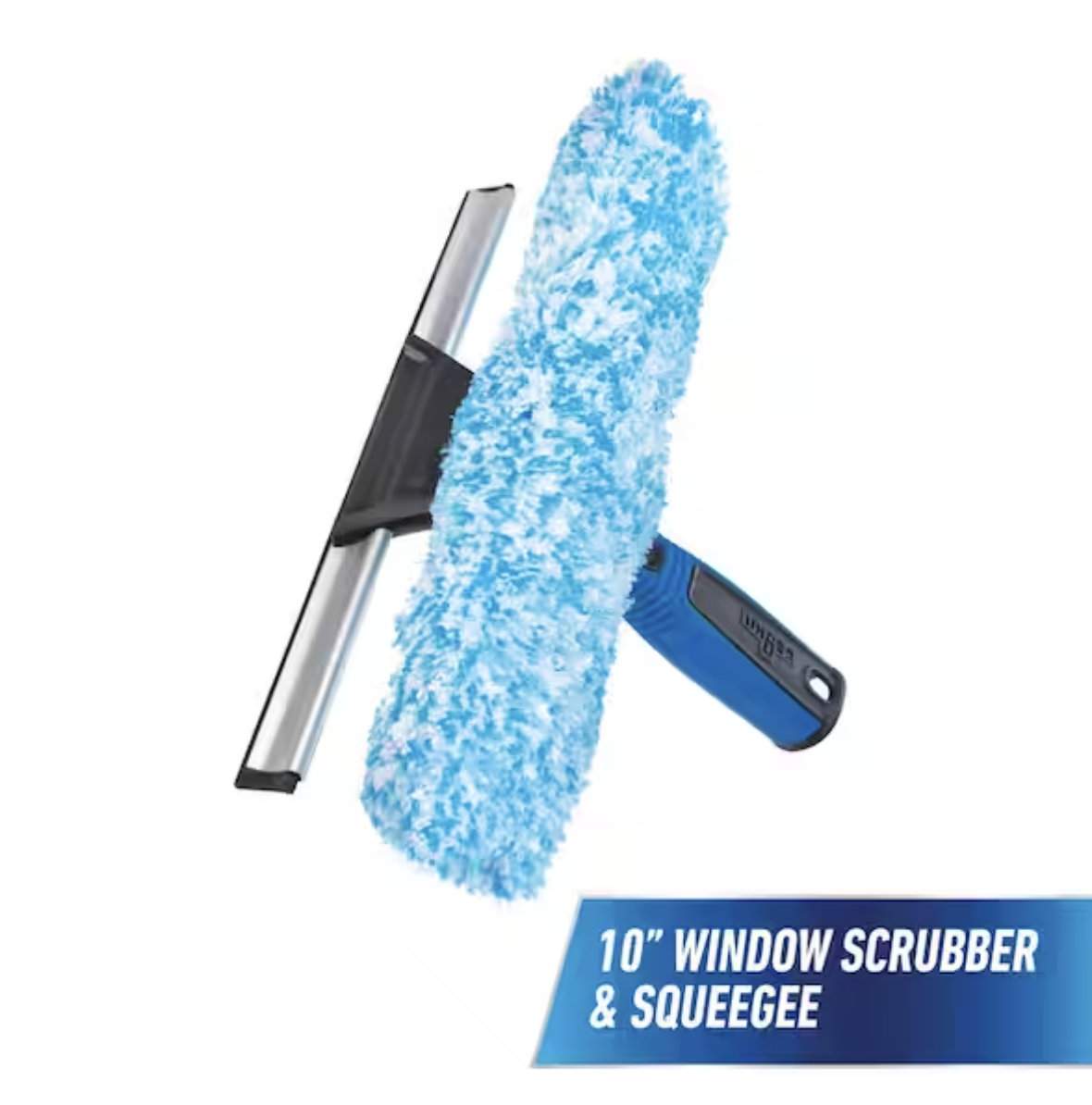 2-in-1 Window Cleaner Squeegee & Scrubber