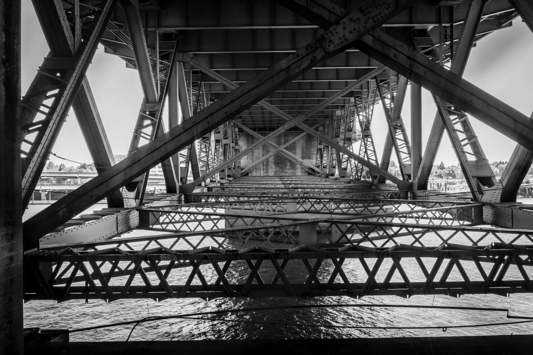 Under the bridge Pearl District Portland Oregon