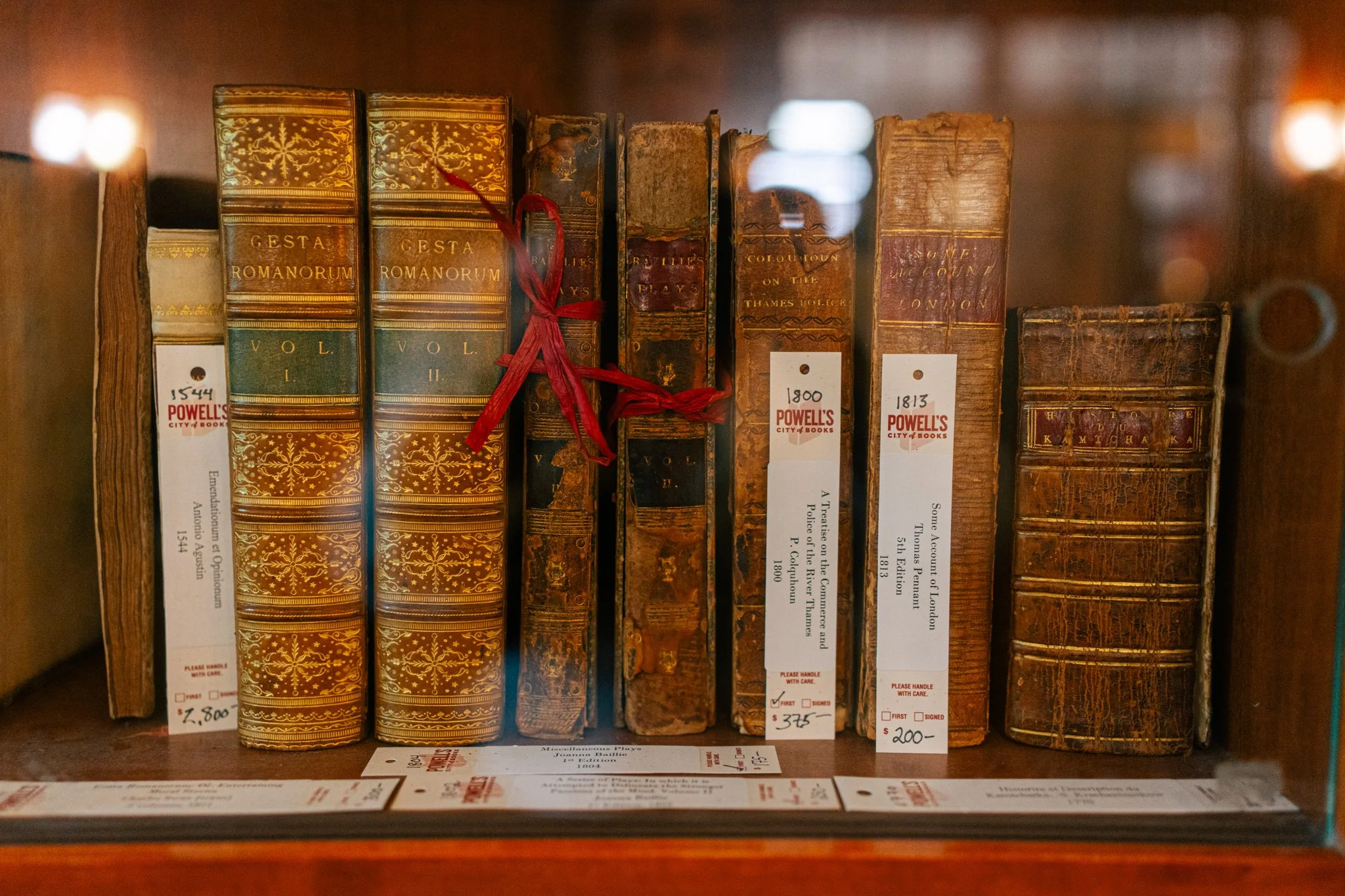 Very old rare books Powell's Books Pearl District Oregon