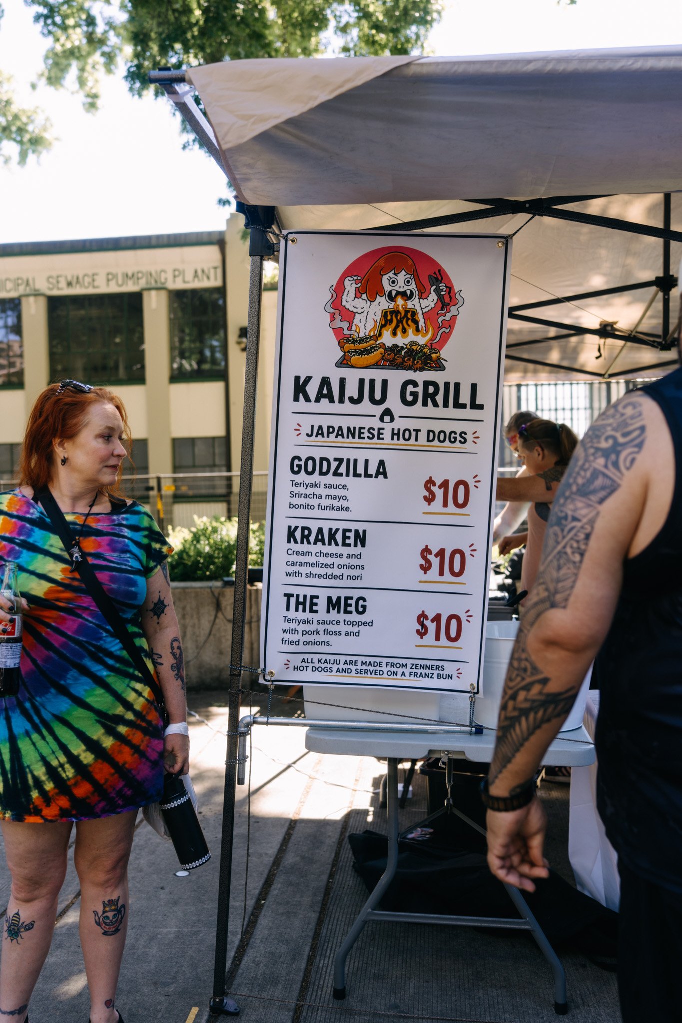 Food at Portland Saturday Market
