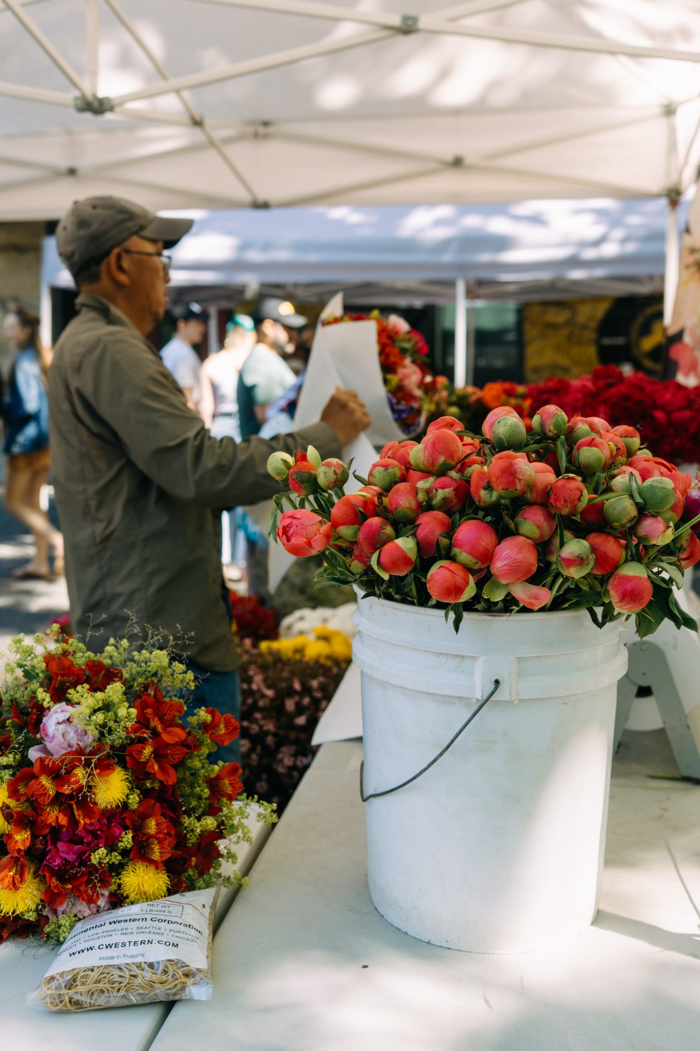 Flowers at the Portland Saturday Market