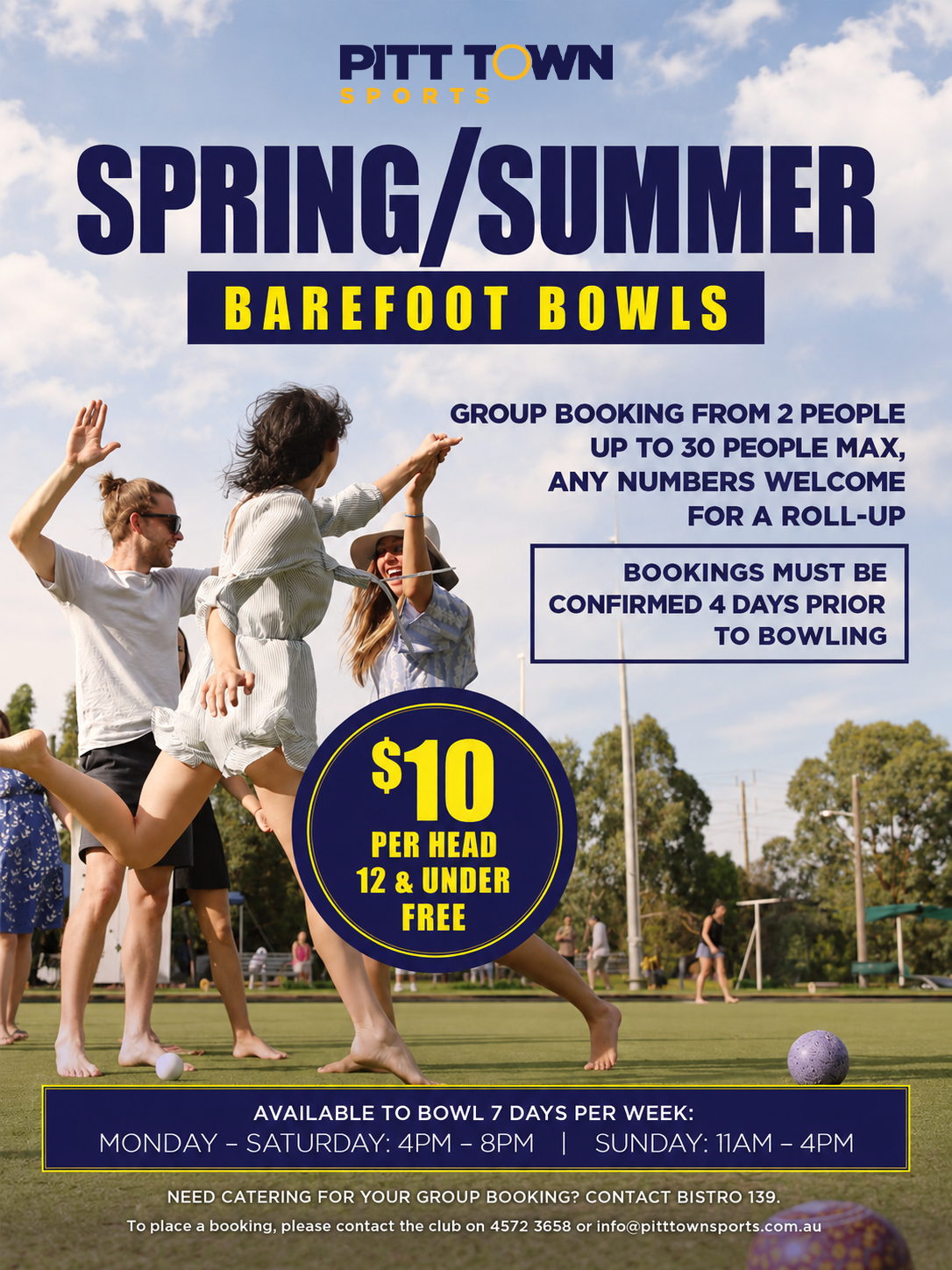 Autumn/Winter Barefoot Bowls