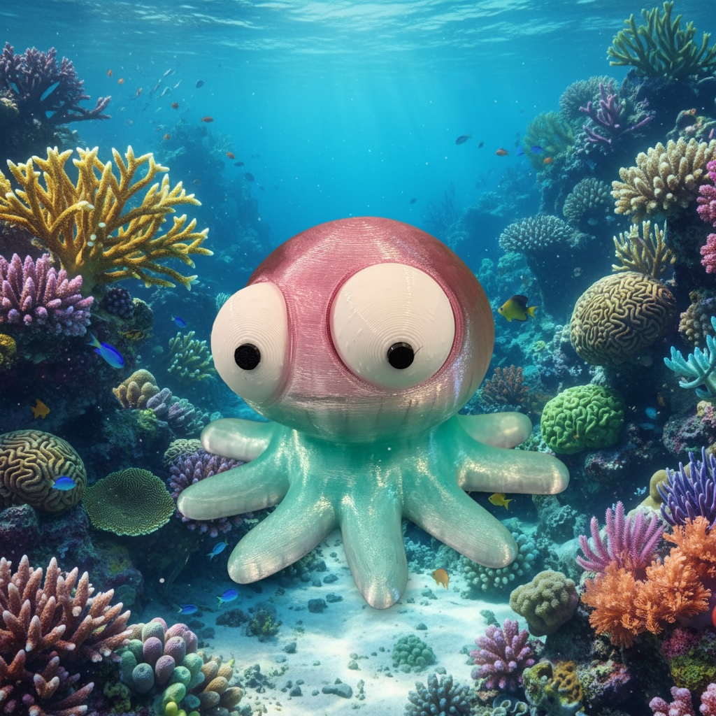 Dennis the Goofy Eyed Octopus