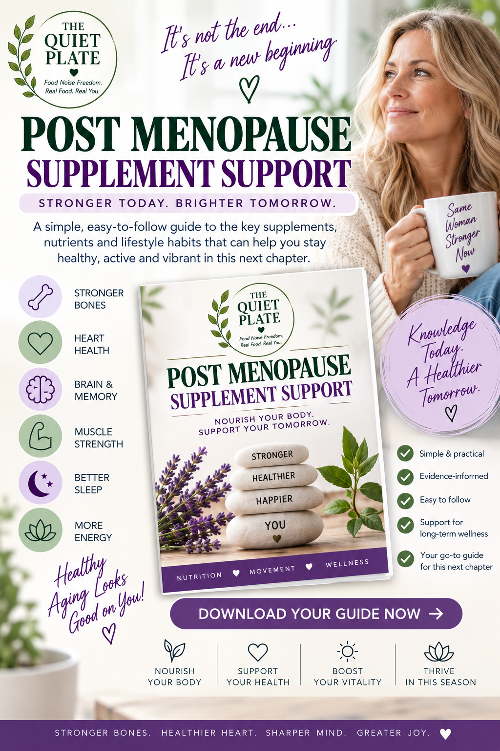 Post-Menopause Supplement Support Guide