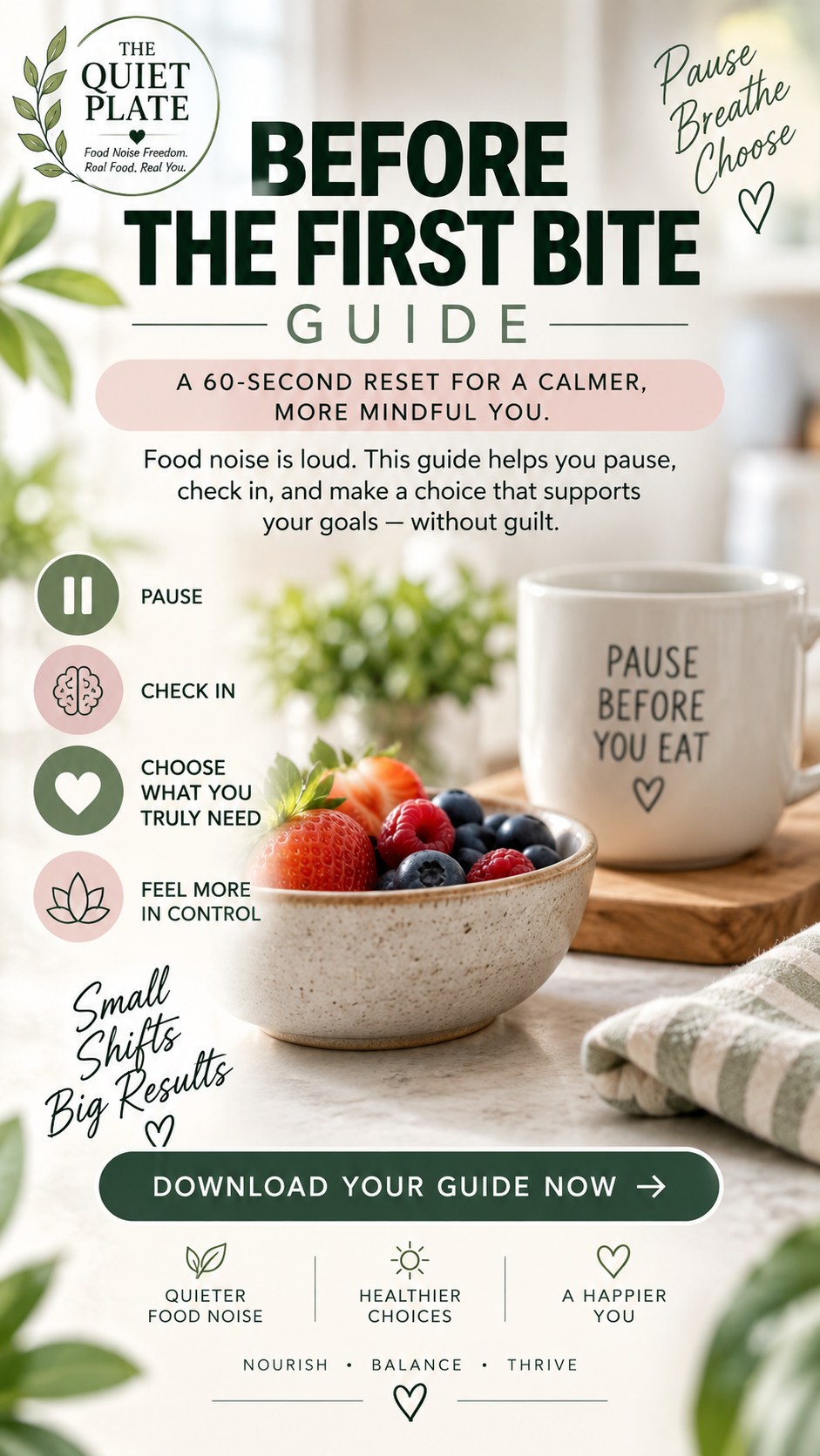 Before the First Bite: A 60-Second Reset