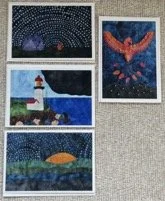 Hope Series: Campsite, Lighthouse, Sunrise, Phoenix