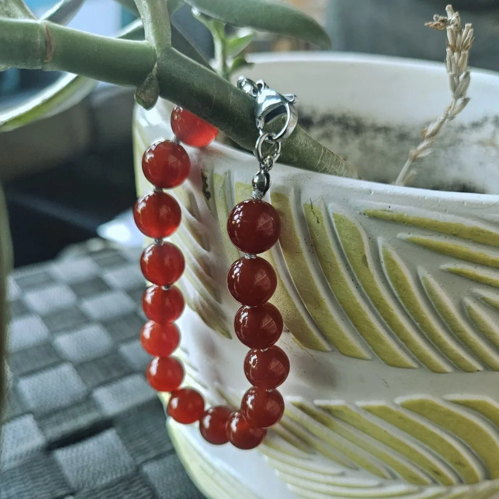 Carnelian | 10 mm – Stone of Creativity & Vitality