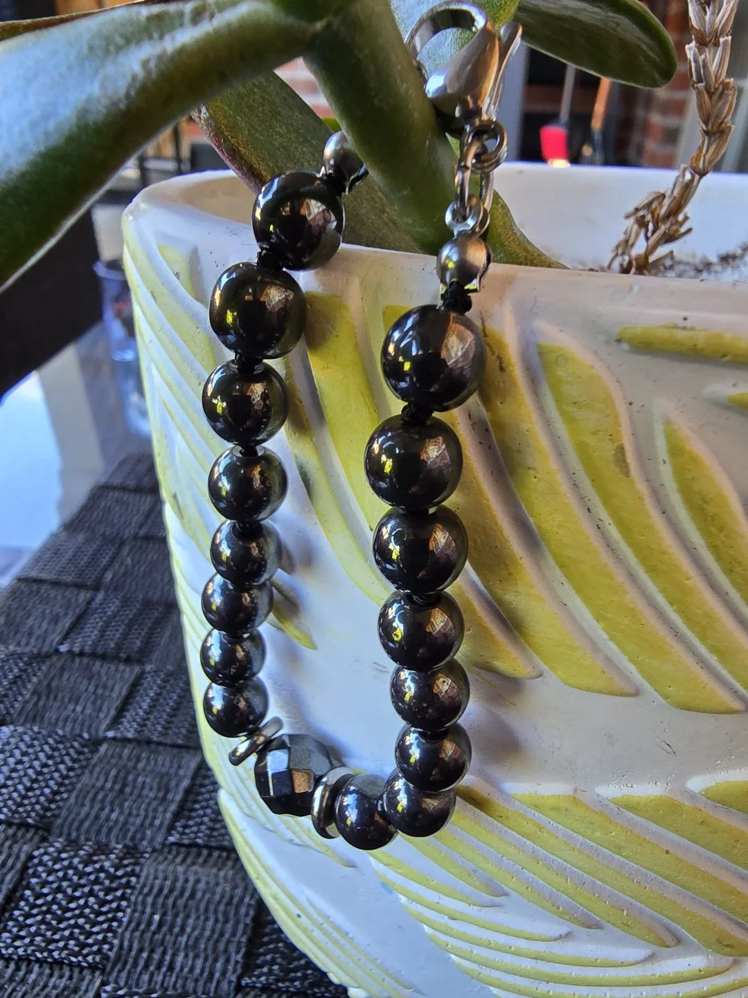 Black-Obsidian-Bracelet-_-10mm-with-Stainless-Steel-Baryl-Accents---Stone-of-Protection-and-Truth-2.jpg