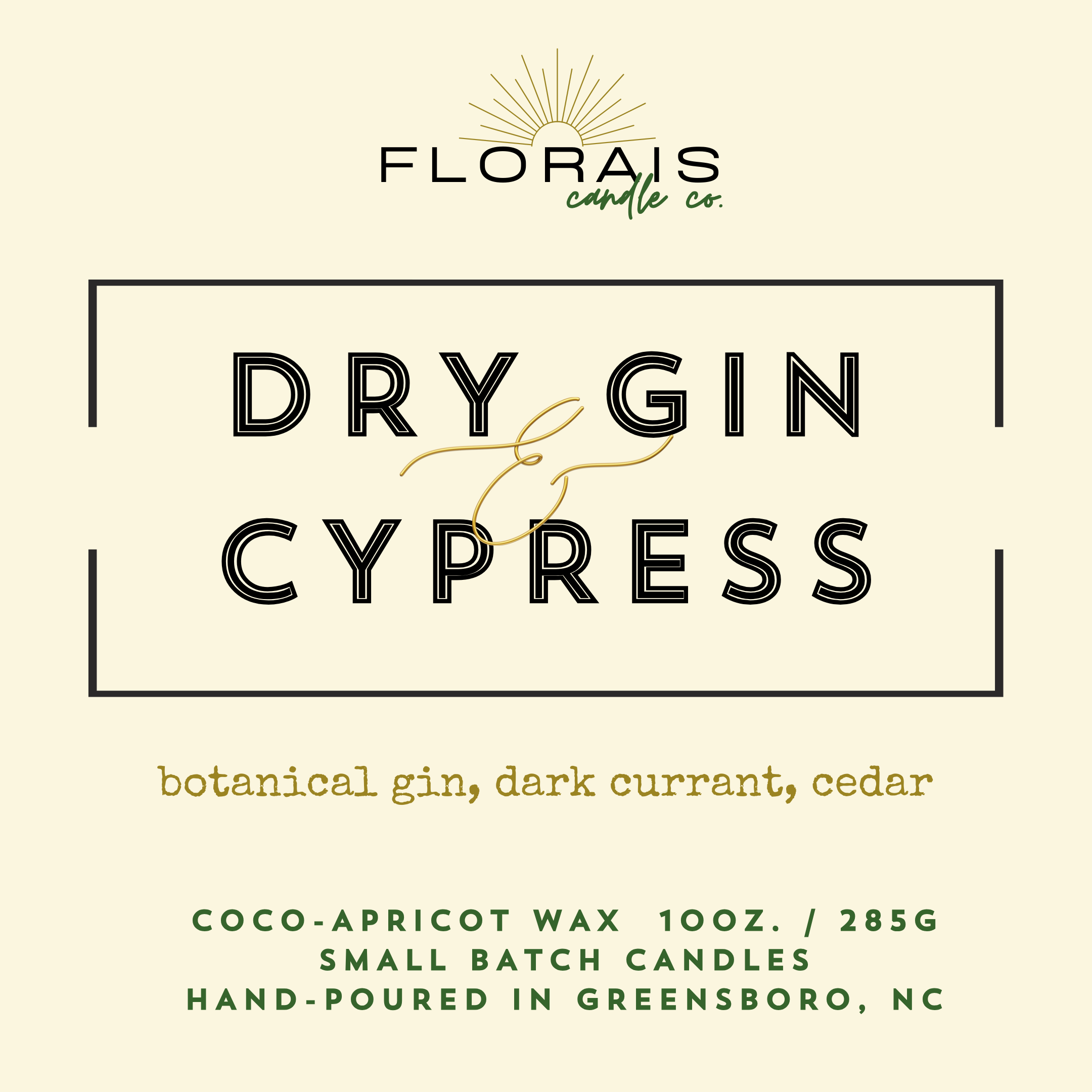 Dry Gin & Cypress