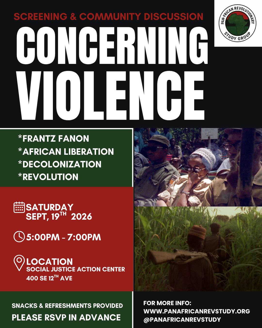 Film Night: Concerning Violence 