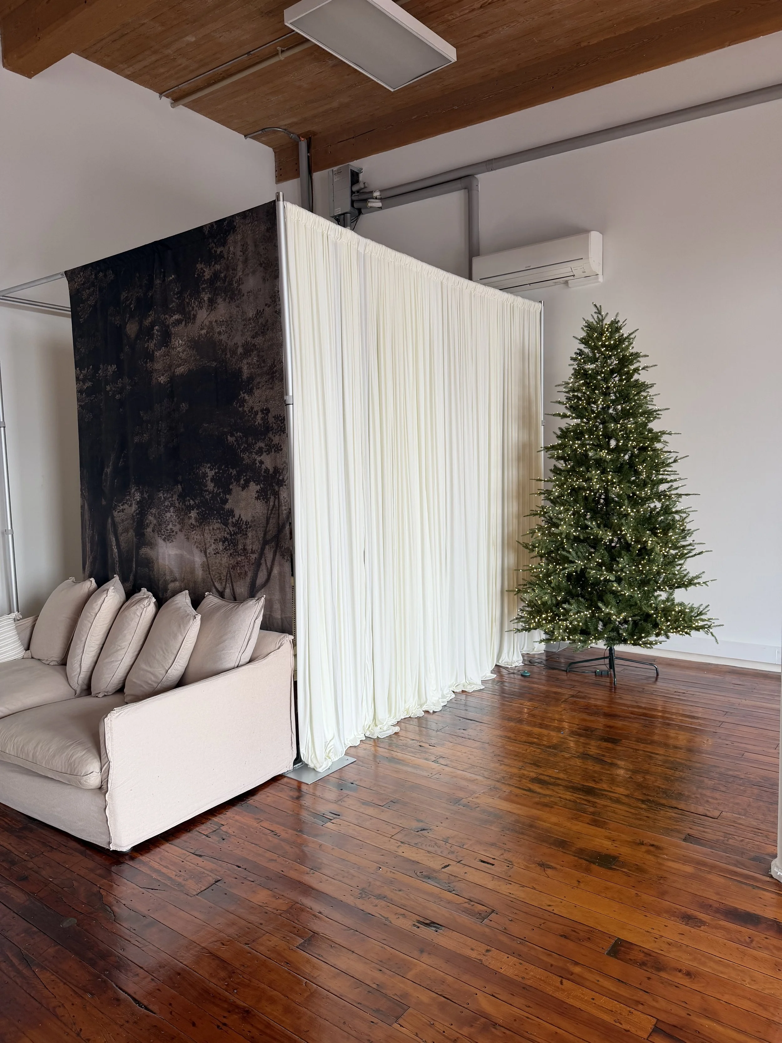 Western Massachusetts Studio Rental With Holiday Backdrops Homage The Studio in Holyoke Massachusetts