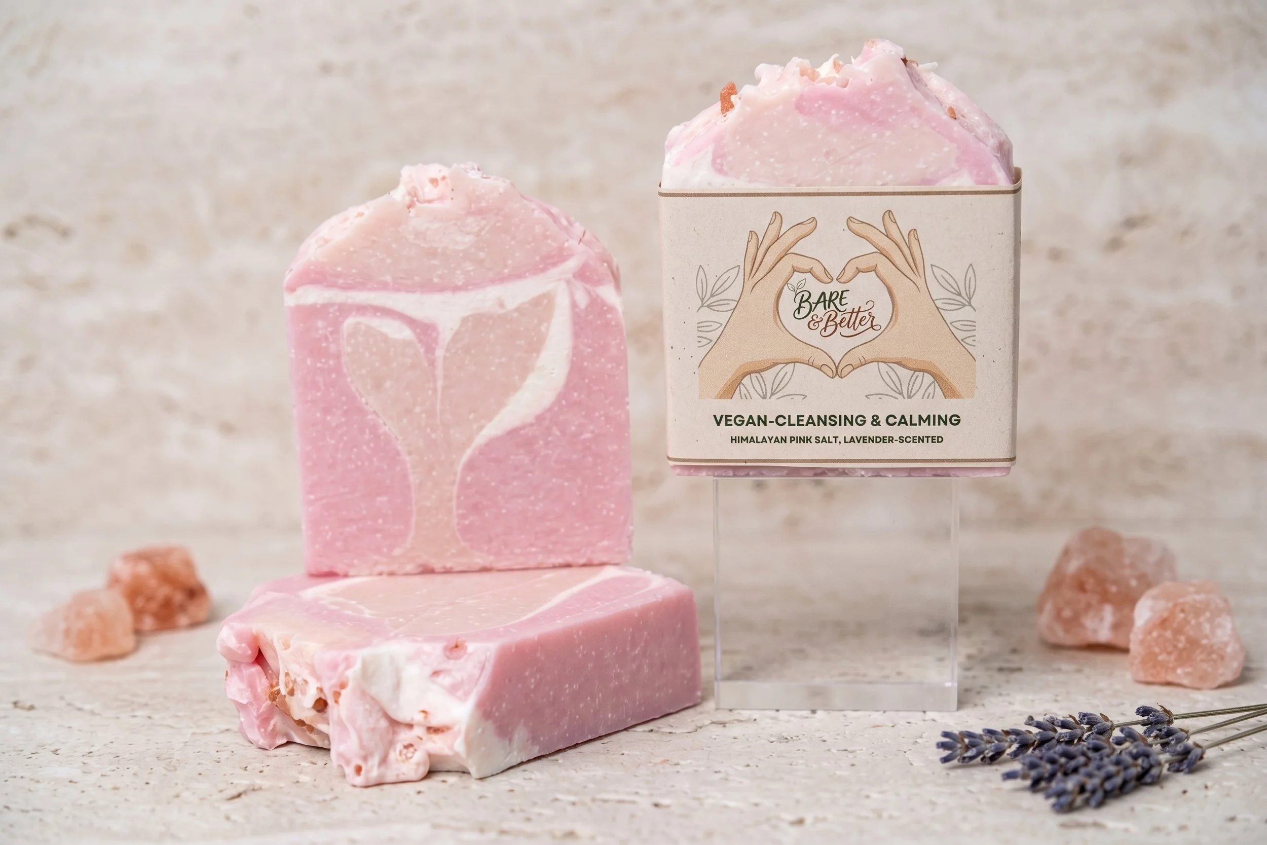 Himalayan Pink Salt, Lavender-Scented