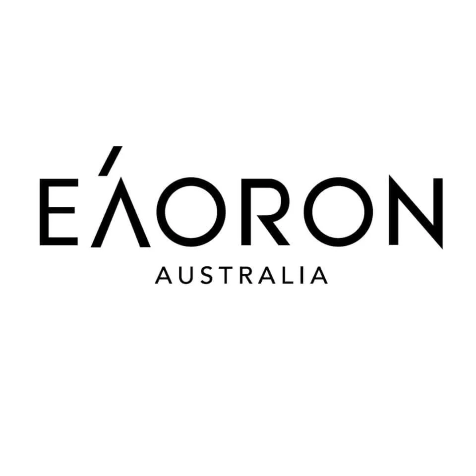 Logo with the word ÉAORON and AUSTRALIA below it, in black text on a white background.