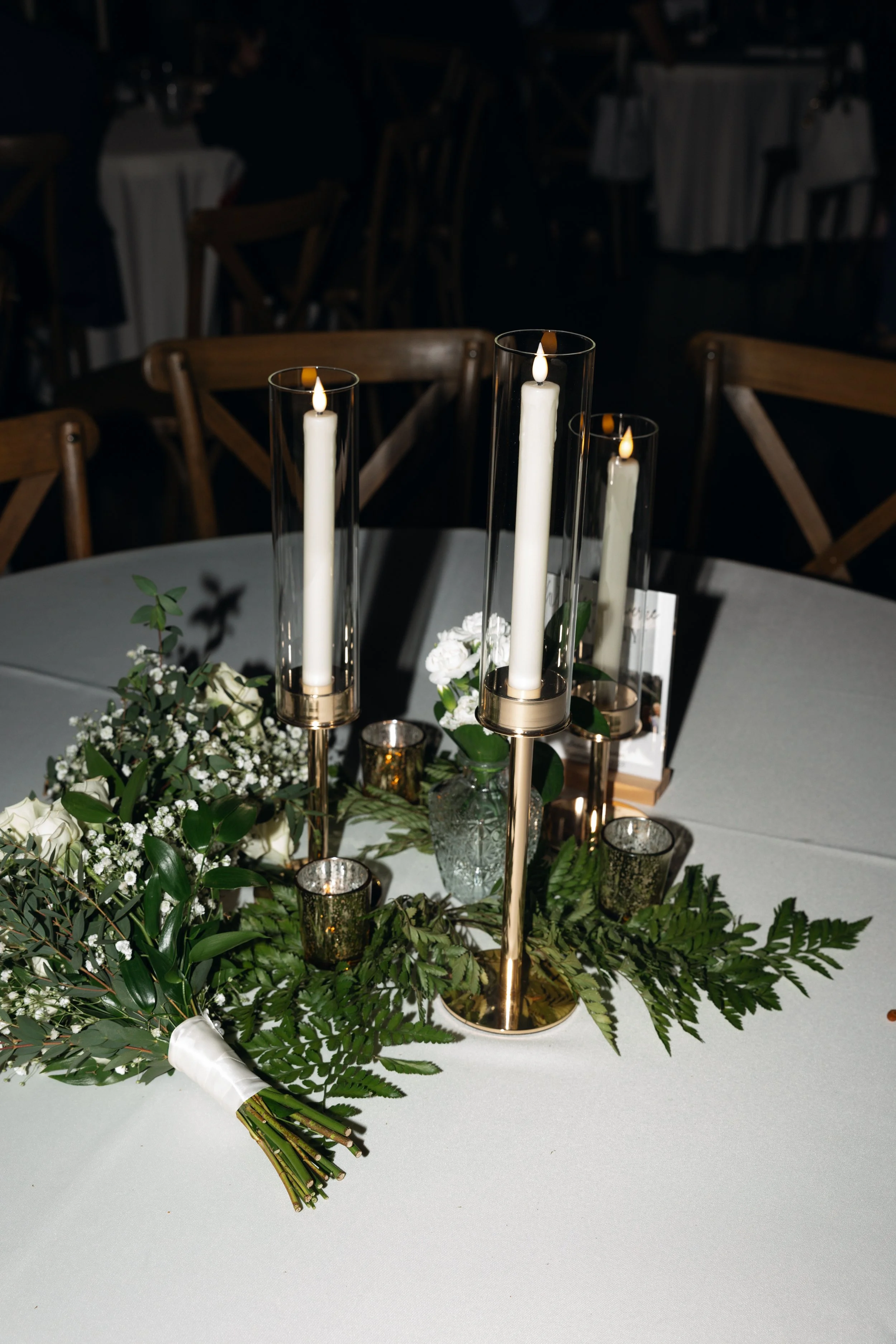 Hurricane Taper Candle Holders
