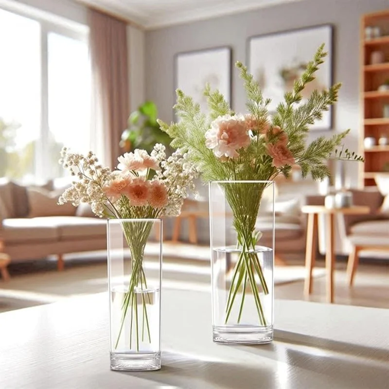 Plastic Cylinder Vases