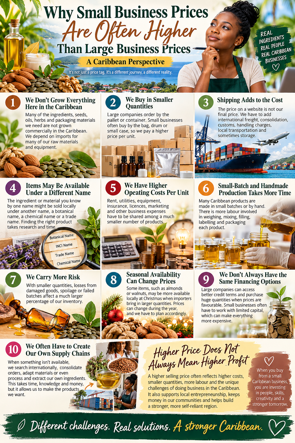 Why Small Business Prices Are Often Higher Than Big Business Prices — Especially in the Caribbean