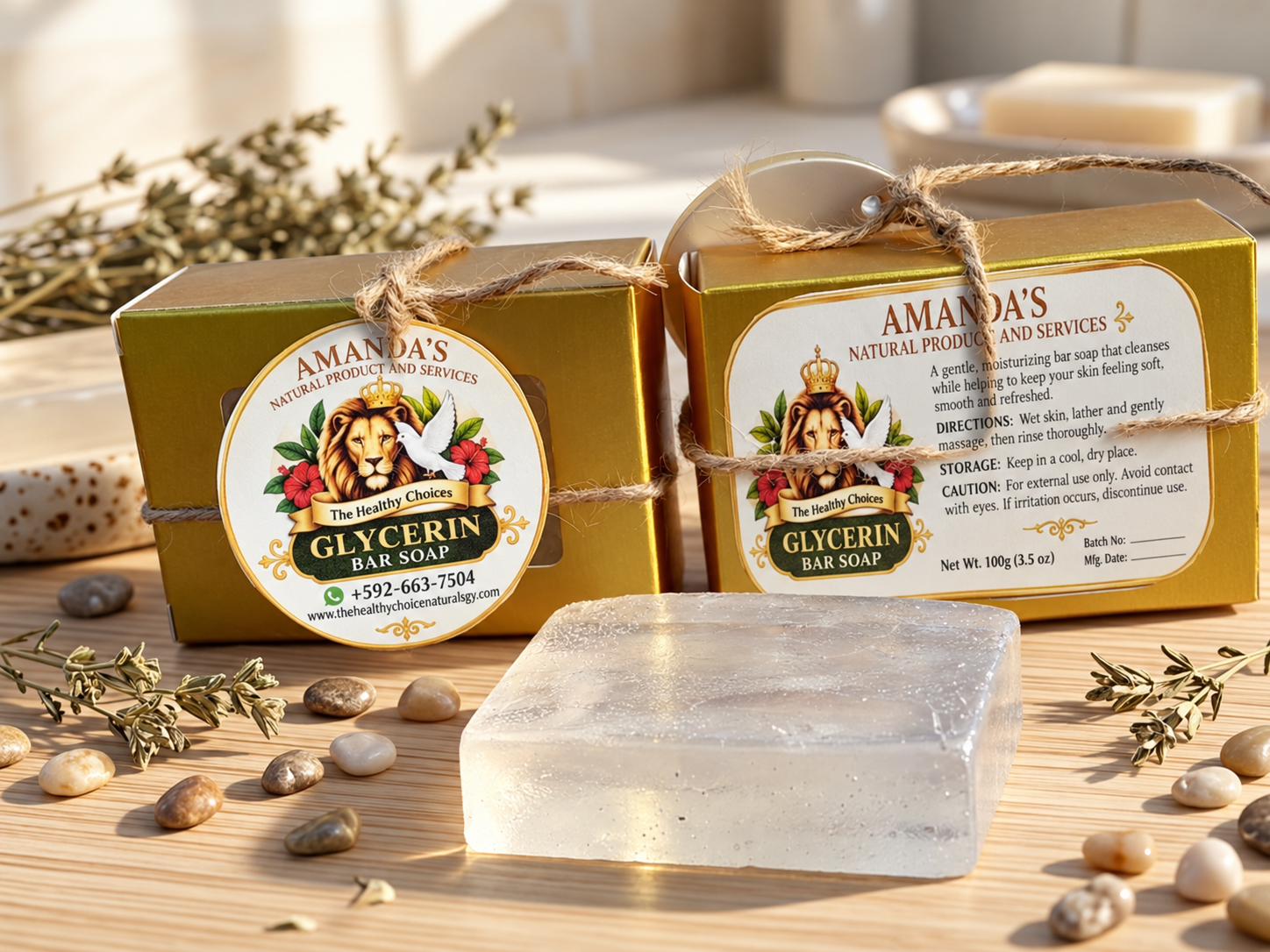 Amanda's Handmade Glycerin Bar Soap