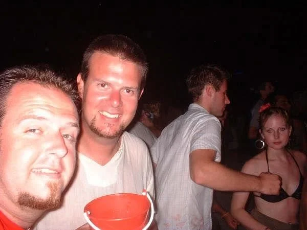 Jason and I enjoying The Full Moon Party