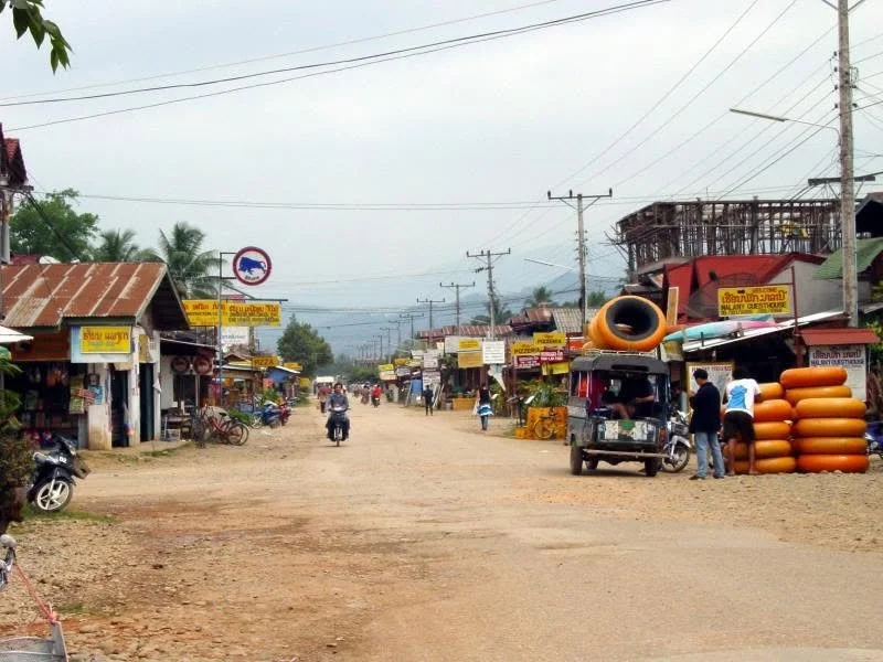 Downtown Vang Vieng