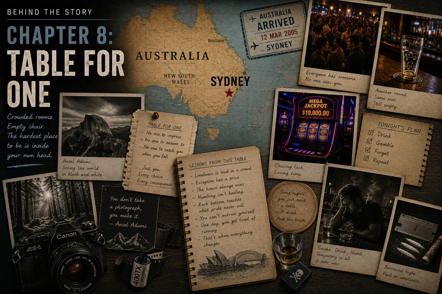 Behind the Story: Chapter 8 — Table For One