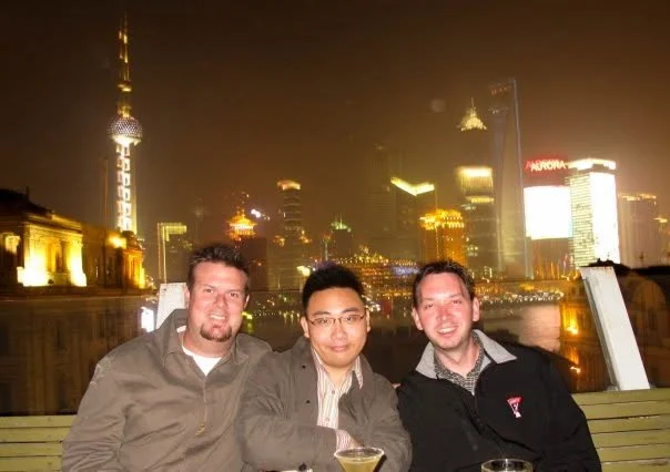 Alex, Gi, and I on the Bund