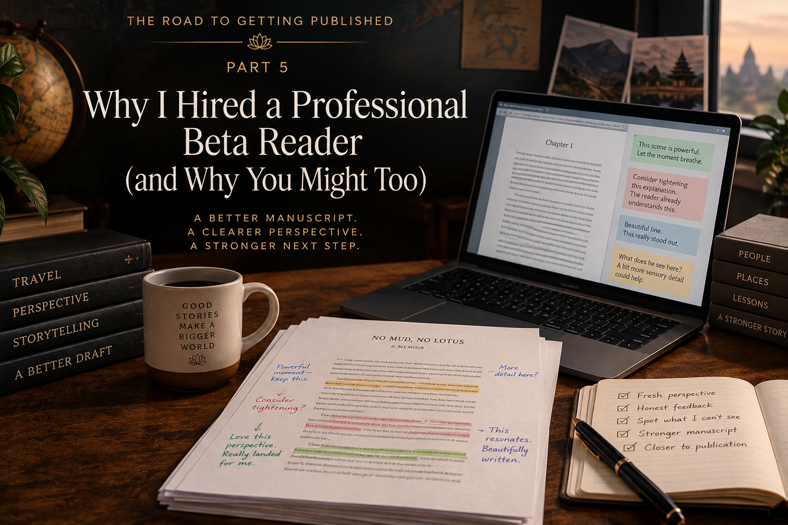 Part 5- Why I Hired a Professional Beta Reader (and Why You Might Too)
