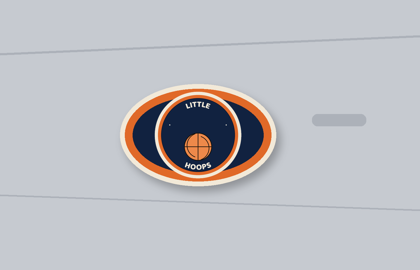 Little Hoops Car Magnet