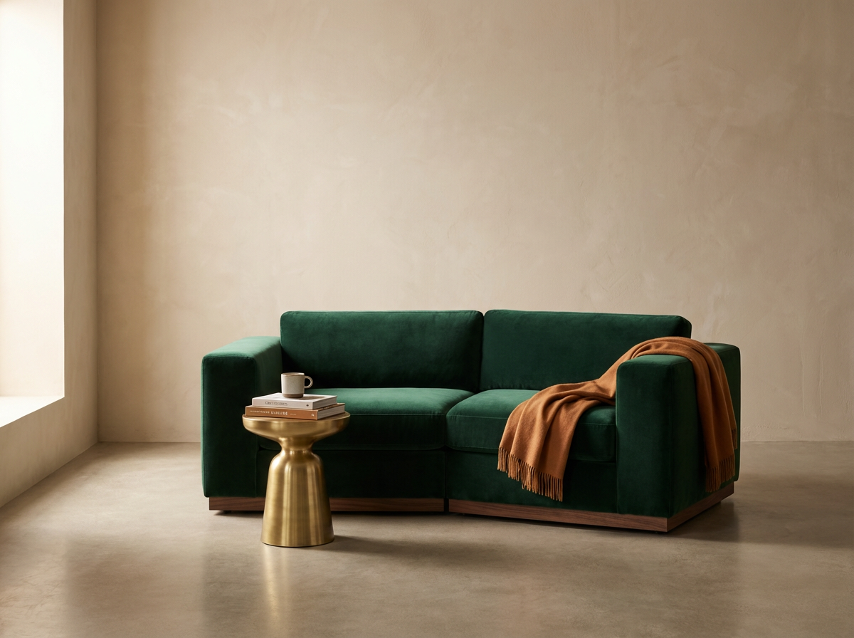 Velvet Sectional