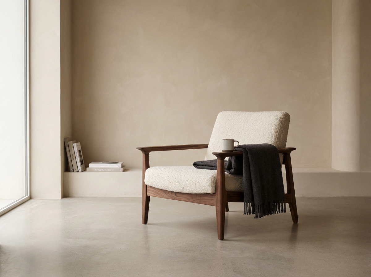 Walnut Armchair