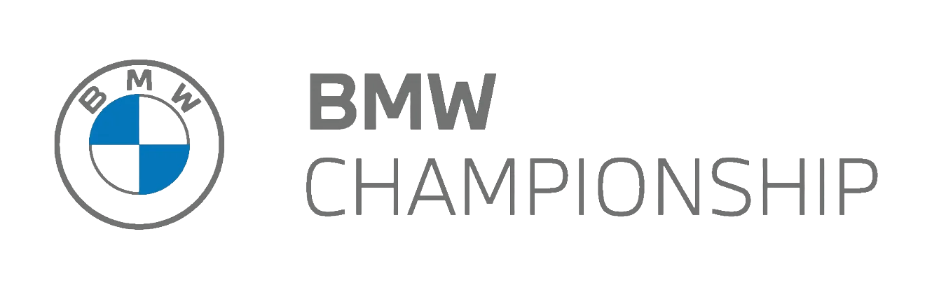 BMW Championship logo with a circle containing the BMW emblem on the left and the text "BMW CHAMPIONSHIP" to the right.