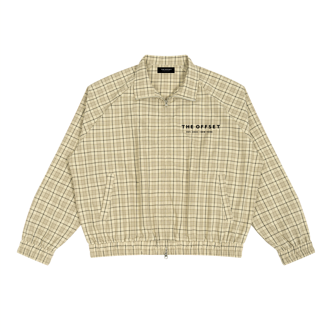 Unisex Plaid Full-Zip Track Jacket TORNADO