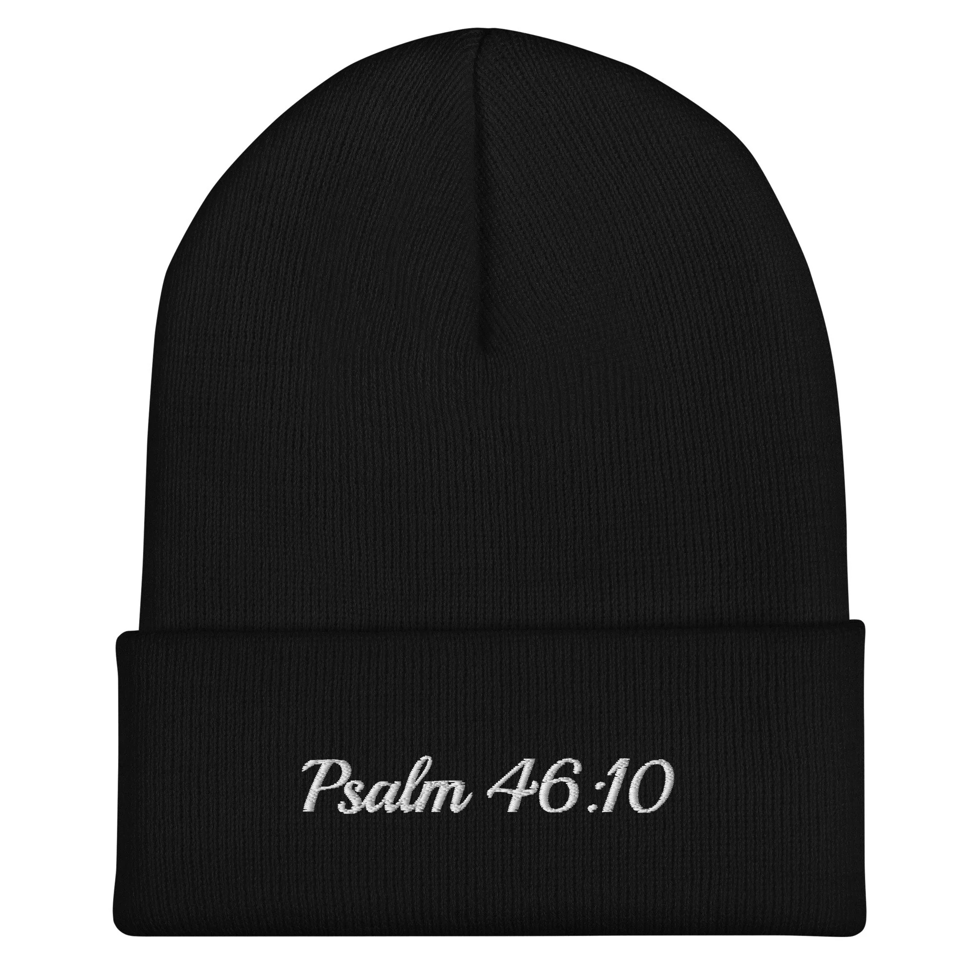 Psalm 46:10 Cuffed Beanie