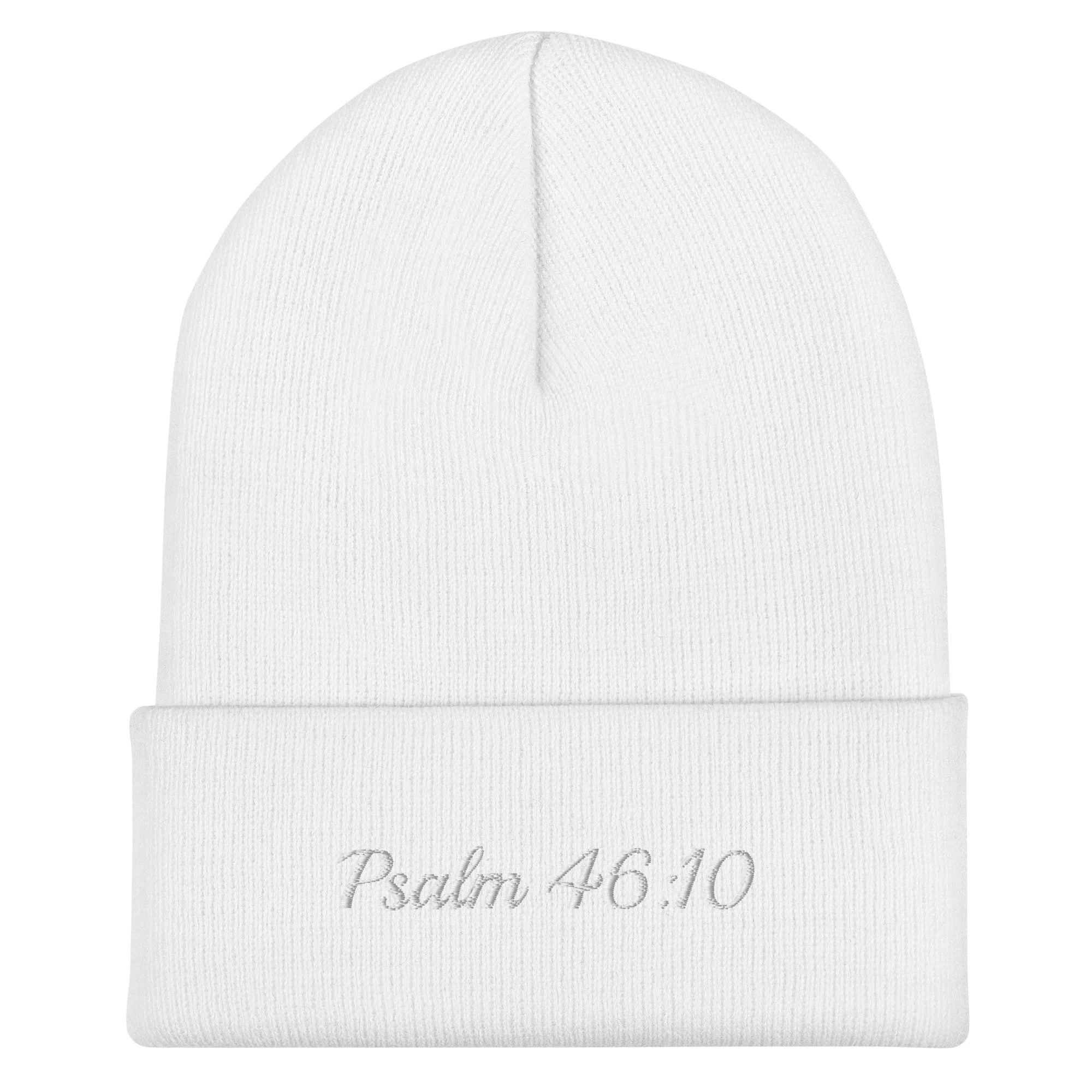 Psalm 46:10 Cuffed Beanie