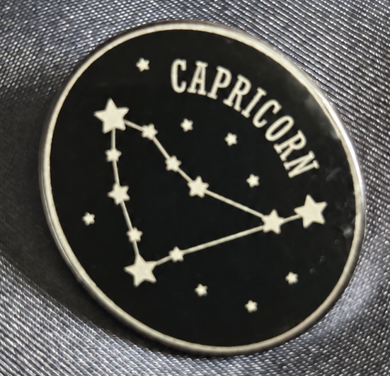 Capricorn Zodiac Lapel Pin