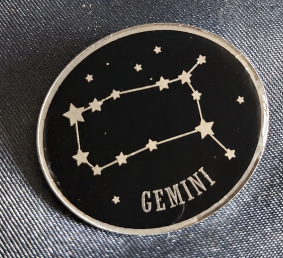 Gemini Zodiac Lapel Pin