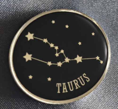 Taurus Zodiac Lapel Pin