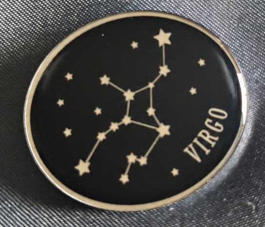 Virgo Zodiac Lapel Pin