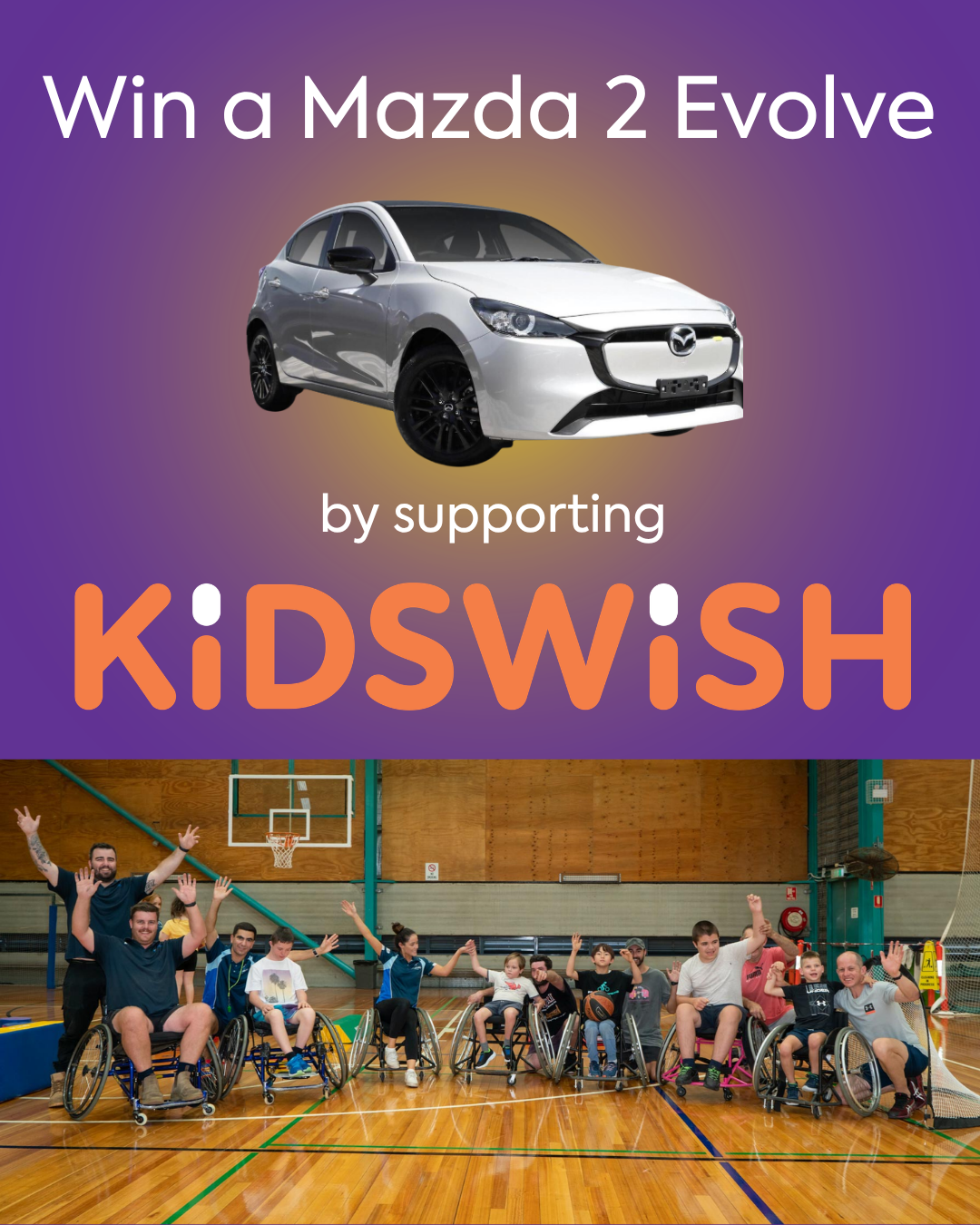 KidsWish Charity Raffle | Win a Mazda & $5,000 Cash