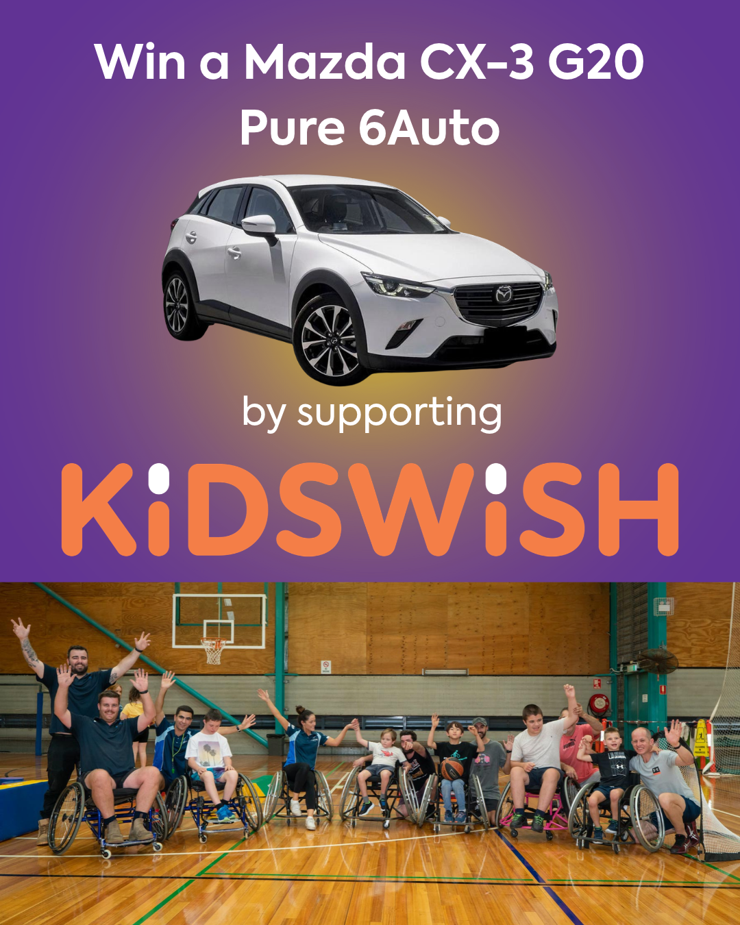 KidsWish Charity Raffle | Win a Mazda & $5,000 Cash