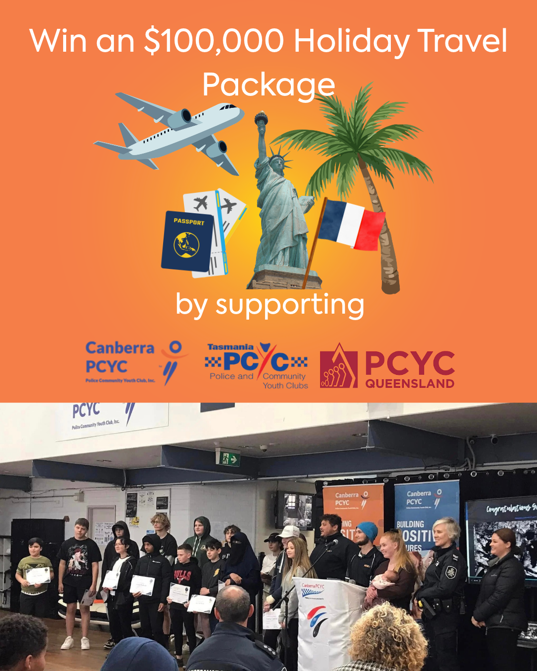 Sunshine Lottery PCYC | Win a $100,000 Dream Holiday